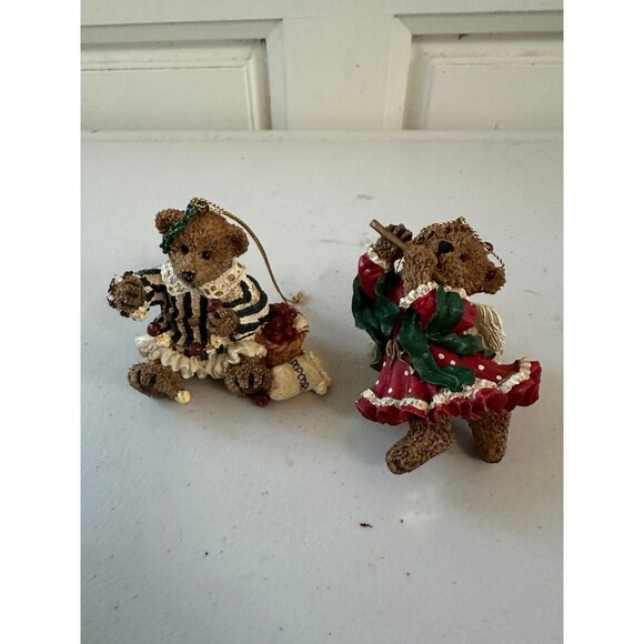 Vintage Kirkland Signature Collectible Teddy Bear Gift Ornaments Lot Of 8 - Picture 4 of 5